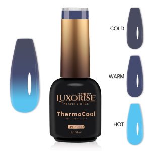 Oja Semipermanenta Termica 3 Culori LUXORISE ThermoCool - Mystic Sky 10ml