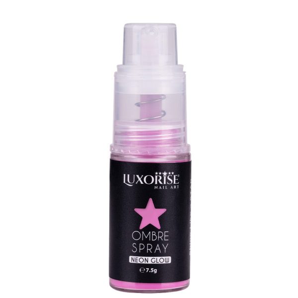 Ombre Spray Nail Art LUXORISE Neon - Pink, Nail Art - imagine 3