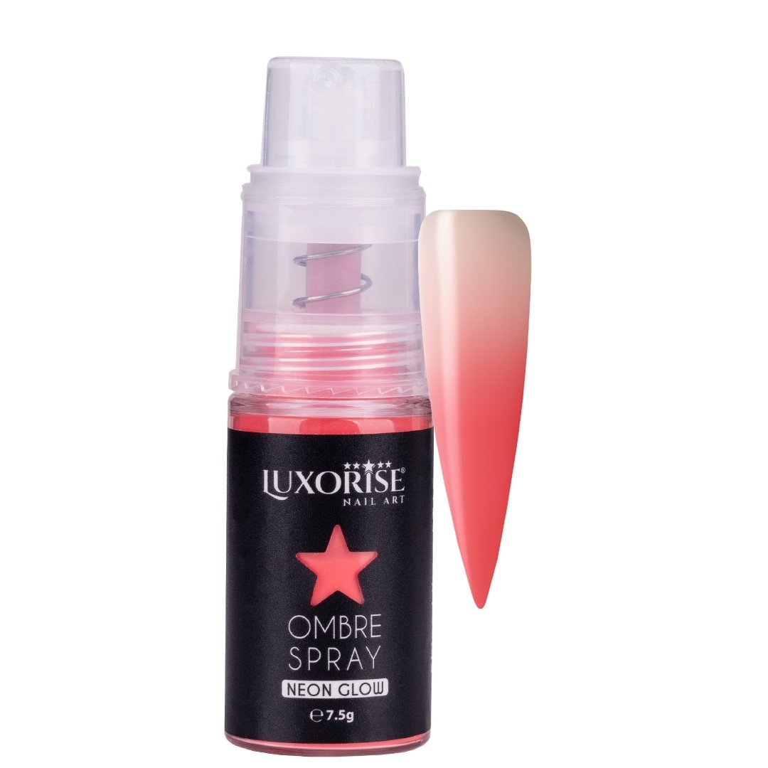 Ombre Spray Nail Art LUXORISE Neon – Red | Cosmetice