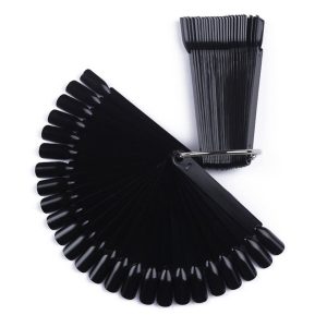 Paletar Evantai Unghii 50 Pozitii SensoPRO Milano, Negru Inel, Accesorii Unghii