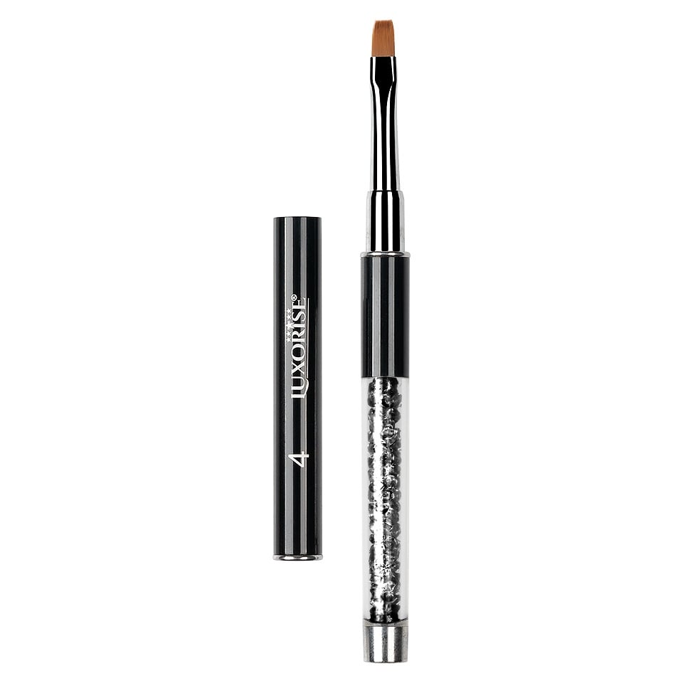 Pensula Unghii Aplicare Gel Nr. 4 Crystal Black
