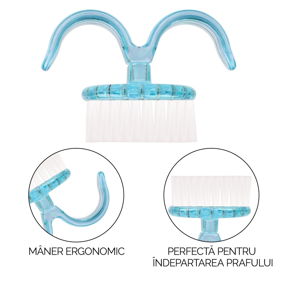 Perie Praf Unghii SensoPRO Milano - Aqua Puff, Accesorii Unghii - imagine 3