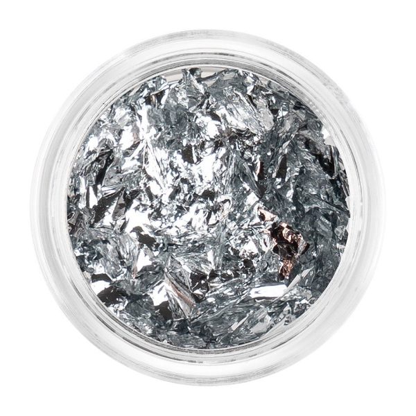 Pigment Unghii Platinum Flake LUXORISE
