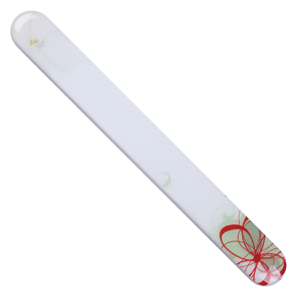 Pila de Sticla Nano Glass File LUXORISE in Etui, Flowerly, Accesorii Unghii - imagine 5