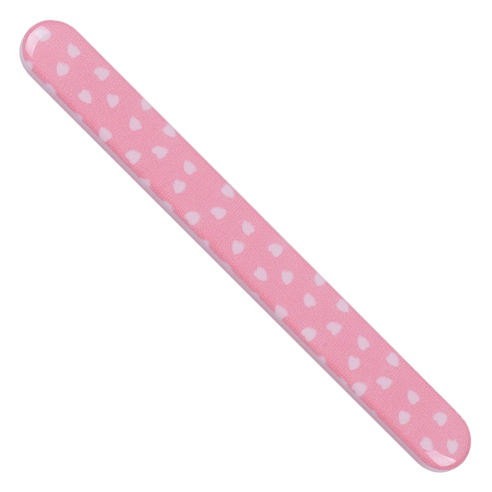 Pila de Sticla Nano Glass File LUXORISE in Etui, Pink Love, Accesorii Unghii - imagine 5
