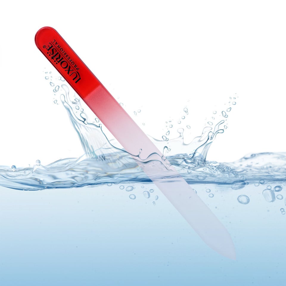 Pila de Sticla Nano Glass File LUXORISE, rosu, Accesorii Unghii - imagine 4