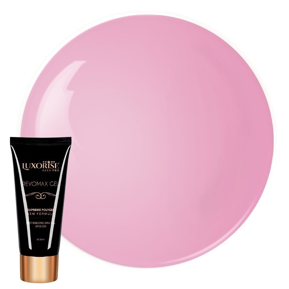 Polygel REVOMAX GEL LUXORISE Milky Pink