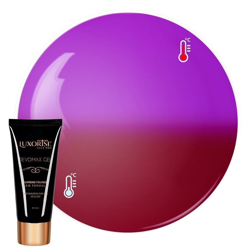 Polygel Thermo REVOMAX GEL LUXORISE Dreamy Petals