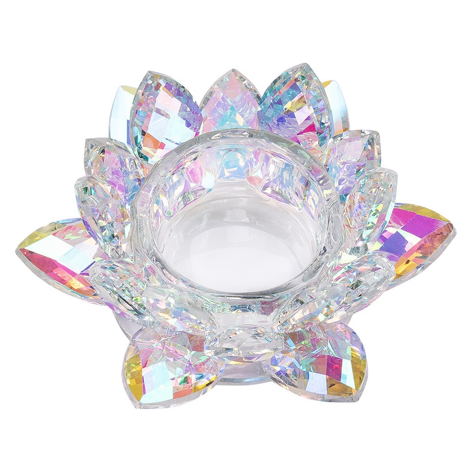 Recipient din Sticla pentru Manichiura LUXORISE, Rainbow Flower, Accesorii Unghii - imagine 6