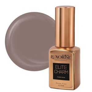 Rubber Base Hema Free LUXORISE ELITE CHARM - Dark Chocolate 15ml, Rubber Base