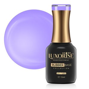 Rubber Base LUXORISE Pastel Collection - Starlit Lavender 15ml, Rubber Base