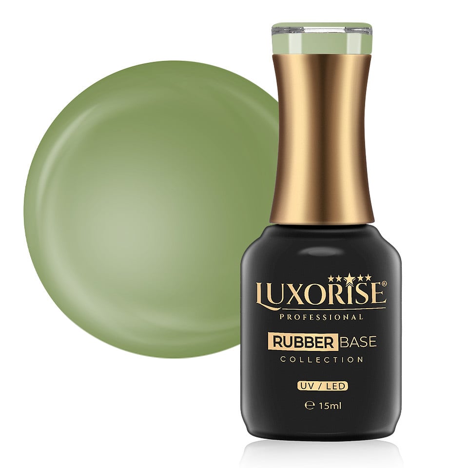 Rubber Base LUXORISE – Pistachio Promise 15ml | Unghii Perfecte