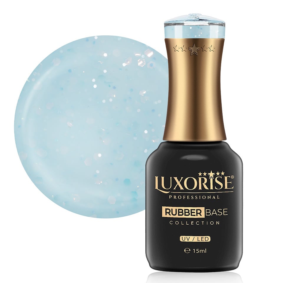 Rubber Base LUXORISE Sparkling Collection – Serene Shine 15ml