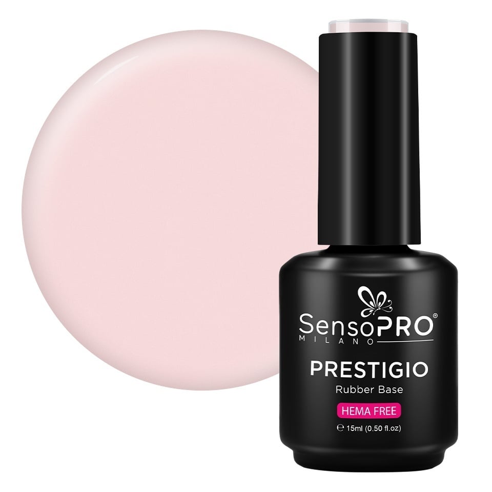 Rubber Base PRESTIGIO SensoPRO Milano - Rosy Wonder 15ml