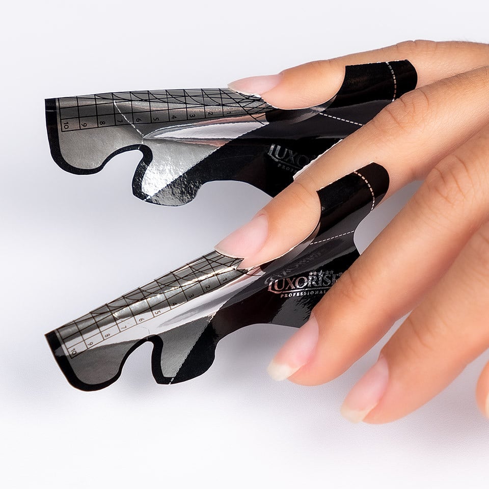 Sabloane Constructie Profesionale Duo Size LUXORISE, 50 buc, Accesorii Unghii - imagine 5