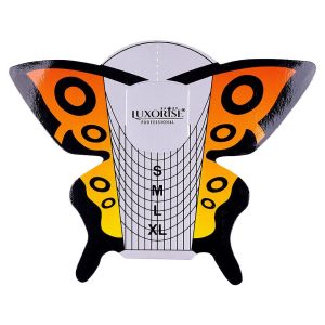 Sabloane Constructie Unghii Fluture Portocaliu