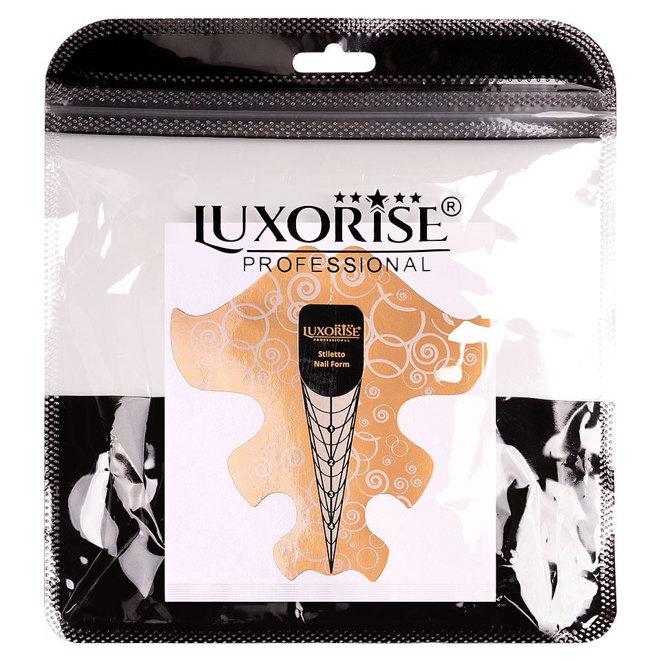 Sabloane Constructie Unghii LUXORISE Soft Stiletto, 50 buc, Accesorii Unghii - imagine 5