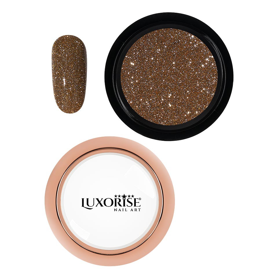 Sclipici Unghii Disco LUXORISE, Dancefloor Glow, Nail Art - imagine 4
