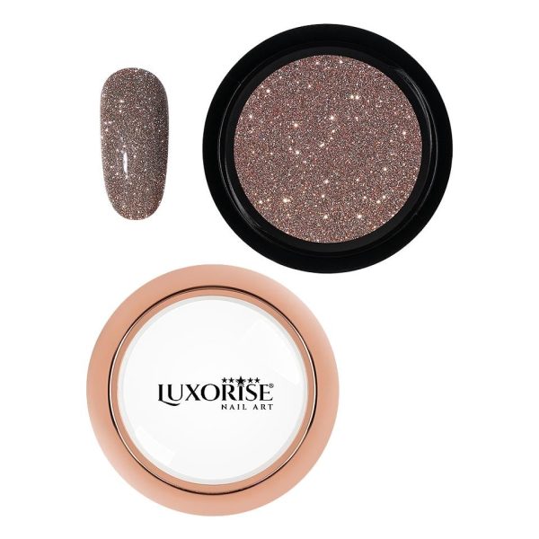 Sclipici Unghii Disco LUXORISE, Real Glow, Nail Art - imagine 4