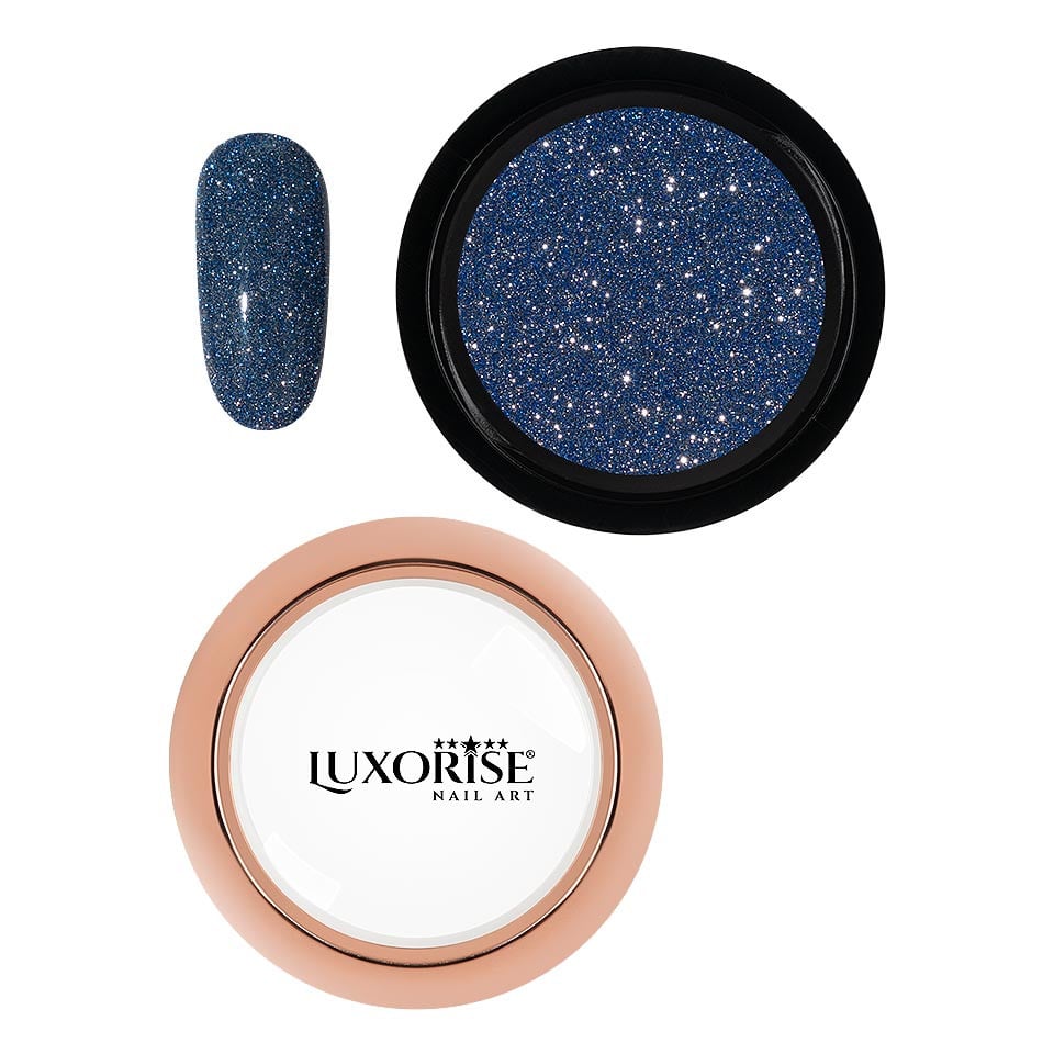 Sclipici Unghii Disco LUXORISE, Waves of Glow, Nail Art - imagine 4