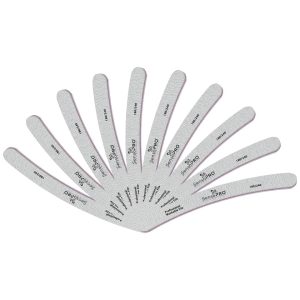 Set 10 pile unghii Banana granulatia 180/240 - SensoPRO Milano