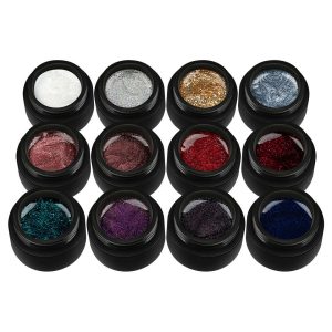 Set 12 Geluri UV Colorate Glitter Treasure Collection, SensoPRO Milano, Geluri UV – ofertă, preț și specificații