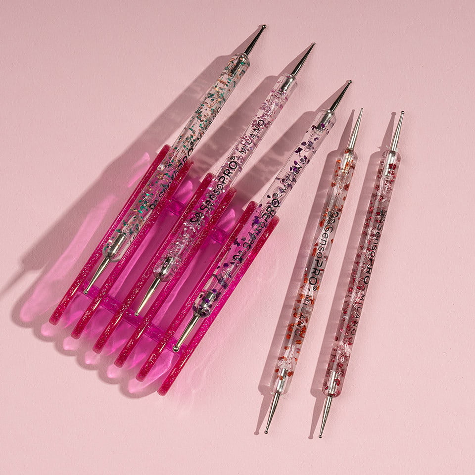Set 5 Punctatoare pentru Unghii SensoPRO Milano, Full Flower, Accesorii Unghii - imagine 4