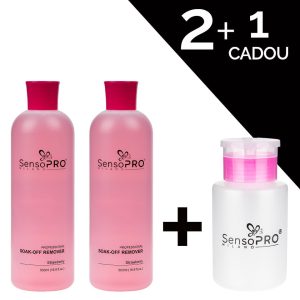 Set Soak-Off Remover Strawberry 1000ml + Cadou Dozator SensoPRO Milano, Accesorii Unghii – ofertă, preț și specificații