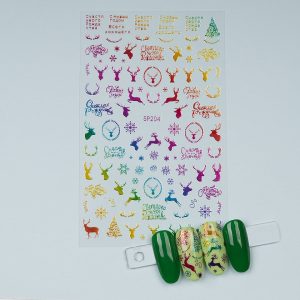 Sticker Unghii LUXORISE, Winter Magic SP204, Nail Art