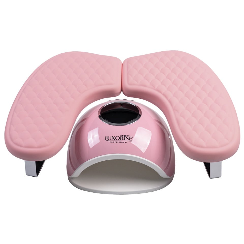 Suport Mana Manichiura LUXORISE ProConfort, Pink, Accesorii Unghii - imagine 4