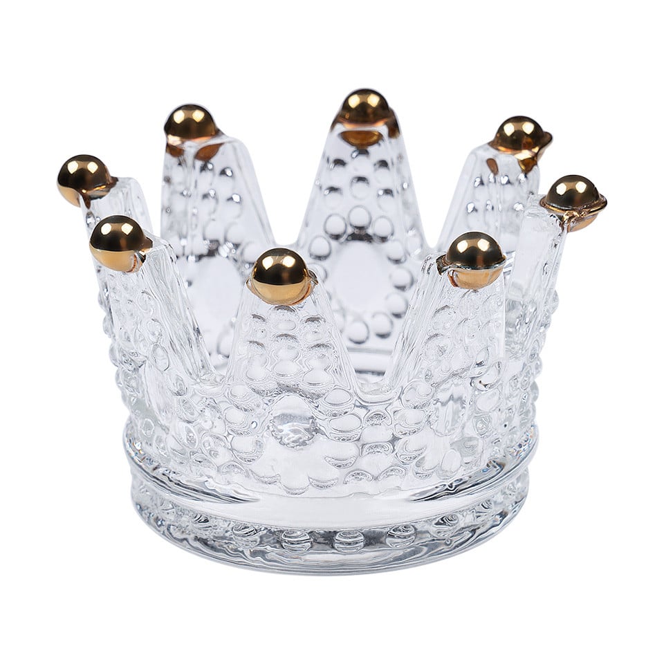 Suport Pensule Unghii LUXORISE, Gold Pearls – Accesorii Esențiale
