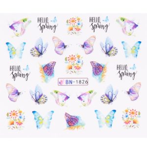 Tatuaj Unghii LUXORISE Butterfly Wink