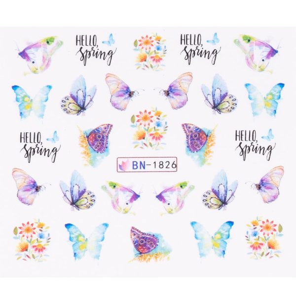 Tatuaj Unghii LUXORISE Butterfly Wink