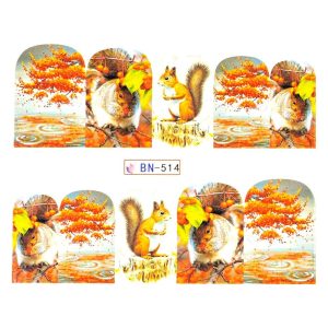 Tatuaj Unghii LUXORISE Fall Wildly, BN-514, Nail Art