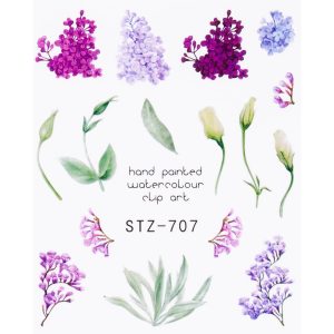 Tatuaj Unghii LUXORISE Flower Universe