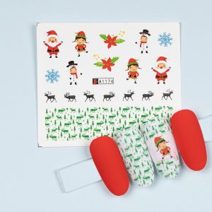 Tatuaj Unghii LUXORISE Holiday Grace, A1174, Nail Art