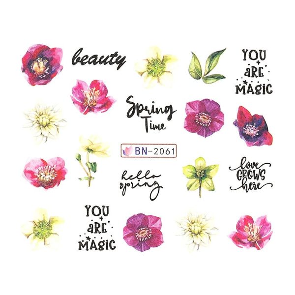 Tatuaj Unghii LUXORISE Magic Flower