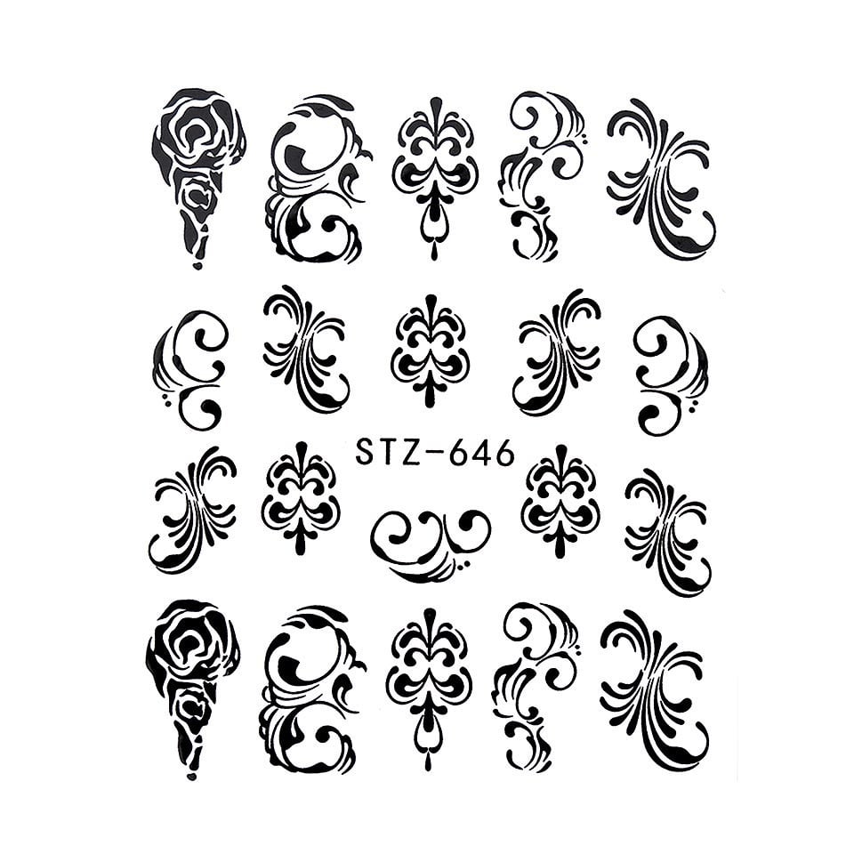 Tatuaj Unghii LUXORISE Simple Art Glam