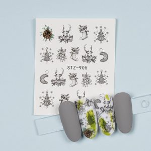 Tatuaj Unghii LUXORISE Simple Holiday Glam