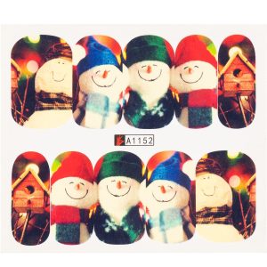 Tatuaj Unghii LUXORISE Snowmen Club