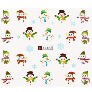 Tatuaj Unghii LUXORISE Snowmen Day