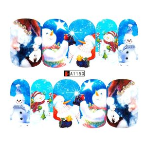 Tatuaj Unghii LUXORISE Snowmen Glare