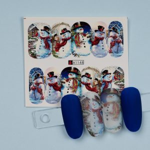 Tatuaj Unghii LUXORISE Snowmen Hug