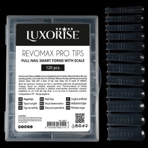 Tipsuri Reutilizabile Polygel & Gel REVOMAX PRO TIPS LUXORISE Full Nail