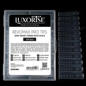 Tipsuri Reutilizabile REVOMAX PRO TIPS LUXORISE Flexible Apex pentru Polygel si gel