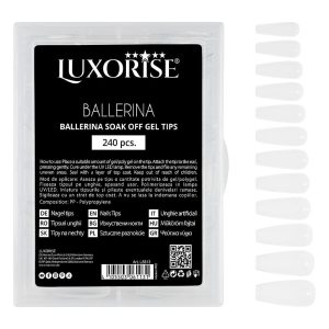 Tipsuri Unghii Dizolvabile Soak Off - Ballerina Full Nail