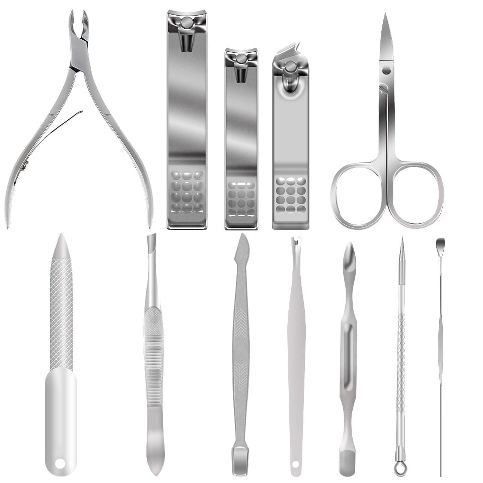 Trusa Manichiura SensoPRO Milano 12 piese - Powder Pink, Accesorii Unghii - imagine 3