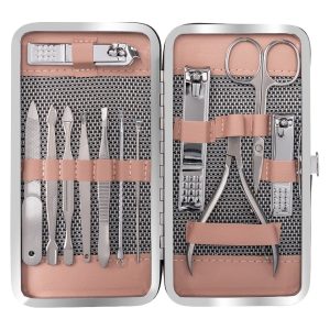 Trusa Manichiura SensoPRO Milano 12 piese - Powder Pink