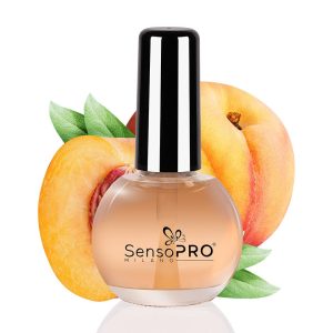 Ulei Cuticule cu Pensula Peach SensoPRO, 15 ml, Accesorii Unghii – ofertă, preț și specificații