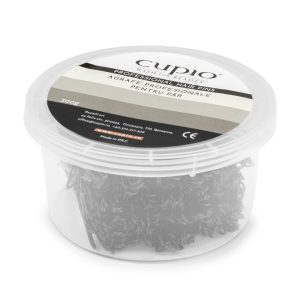 Agrafe profesionale de coc negre ondulate 7cm 500g